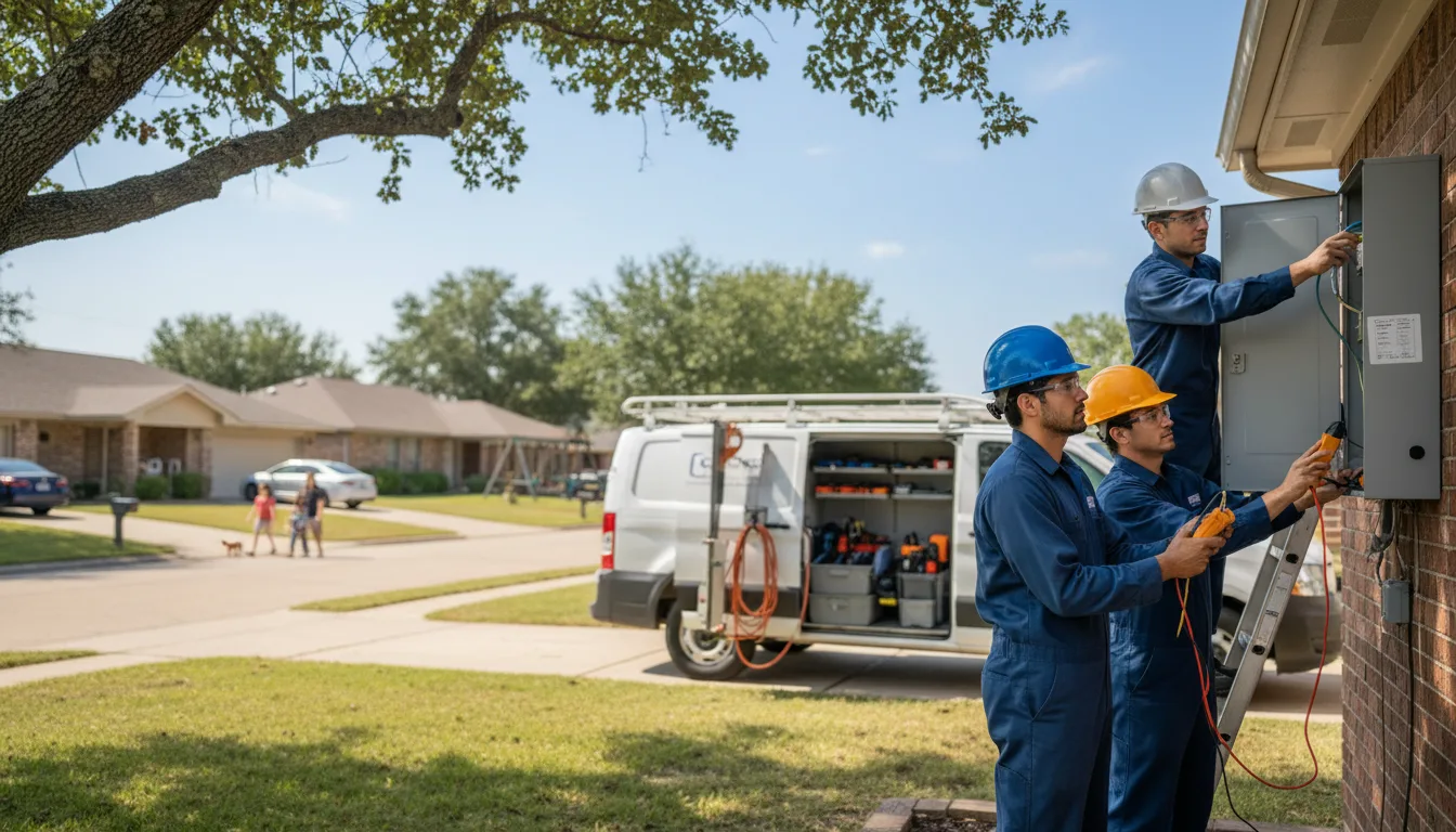 Certified electrician providing emergency electrical services in Hartford, AR